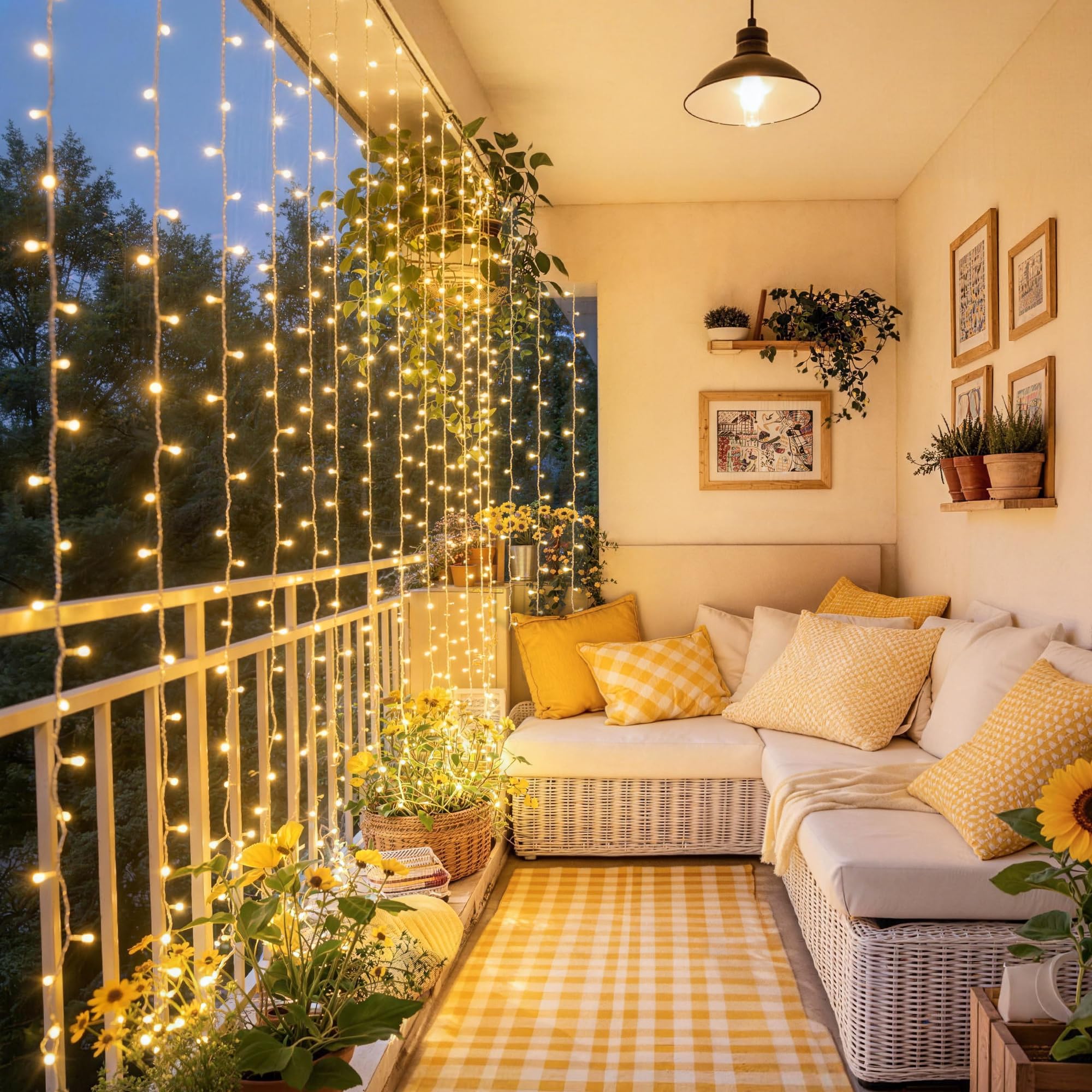 Fairy Light Curtain - 1PC 3M*3M 8 Lighting Modes Fairy