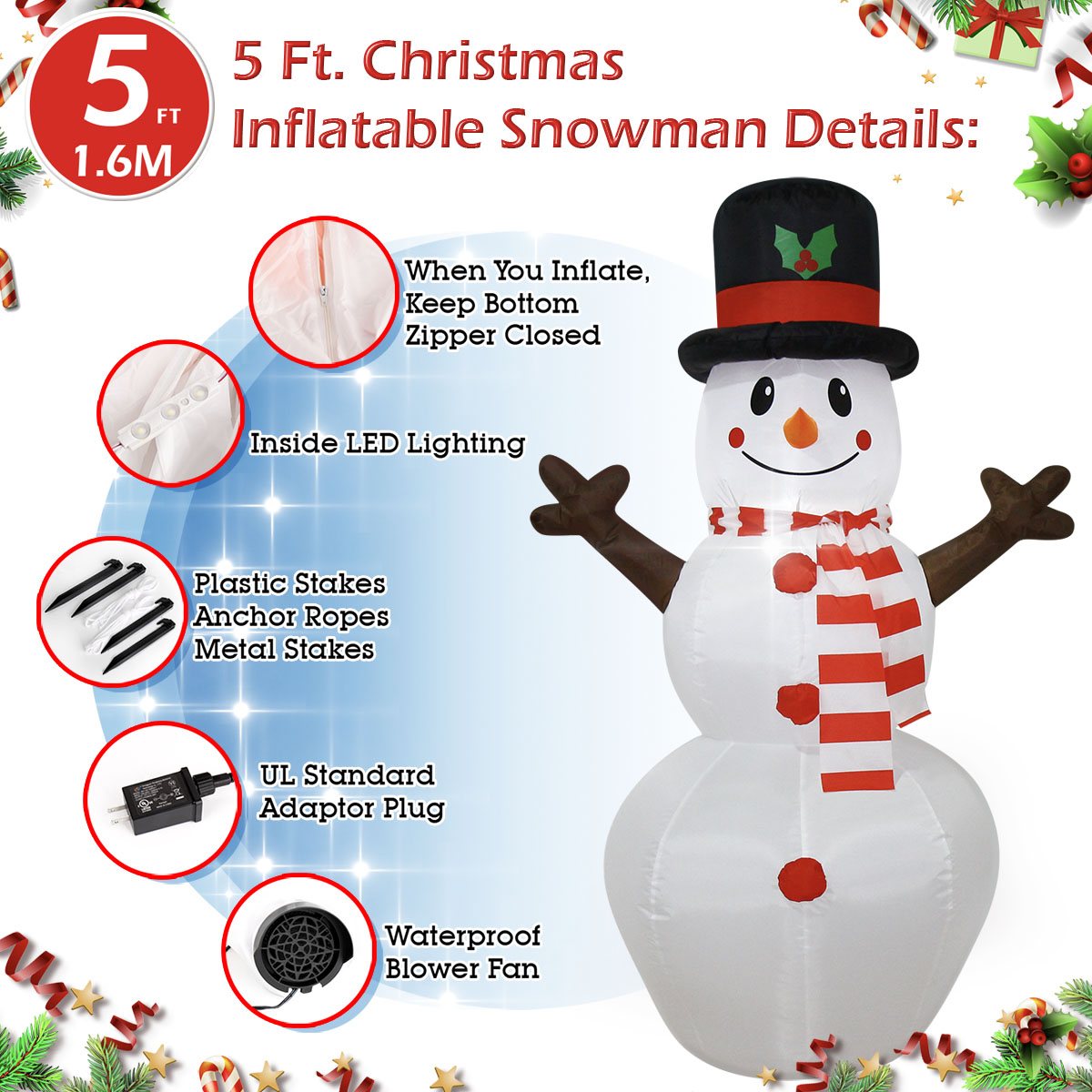 Christmas Inflatable Outdoor D - Yard Lighting Decor ulasan dan harga