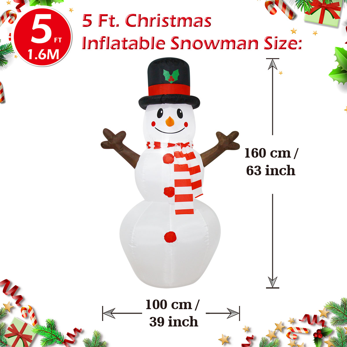 Christmas Inflatable Outdoor D - Yard Lighting Decor ulasan dan harga