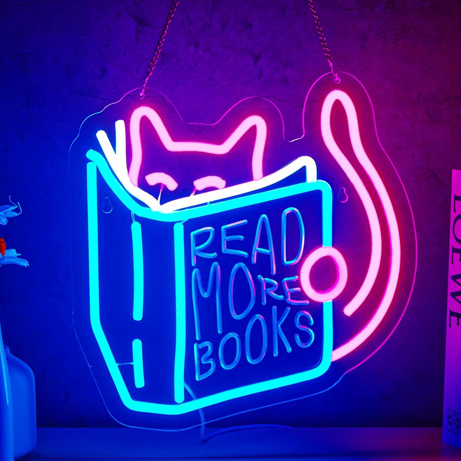 Read More Books Neon Sign Read - Lighting Decor And More ulasan dan harga