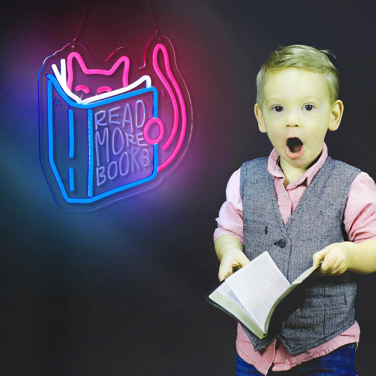 Read More Books Neon Sign Read - Lighting Decor And More ulasan dan harga
