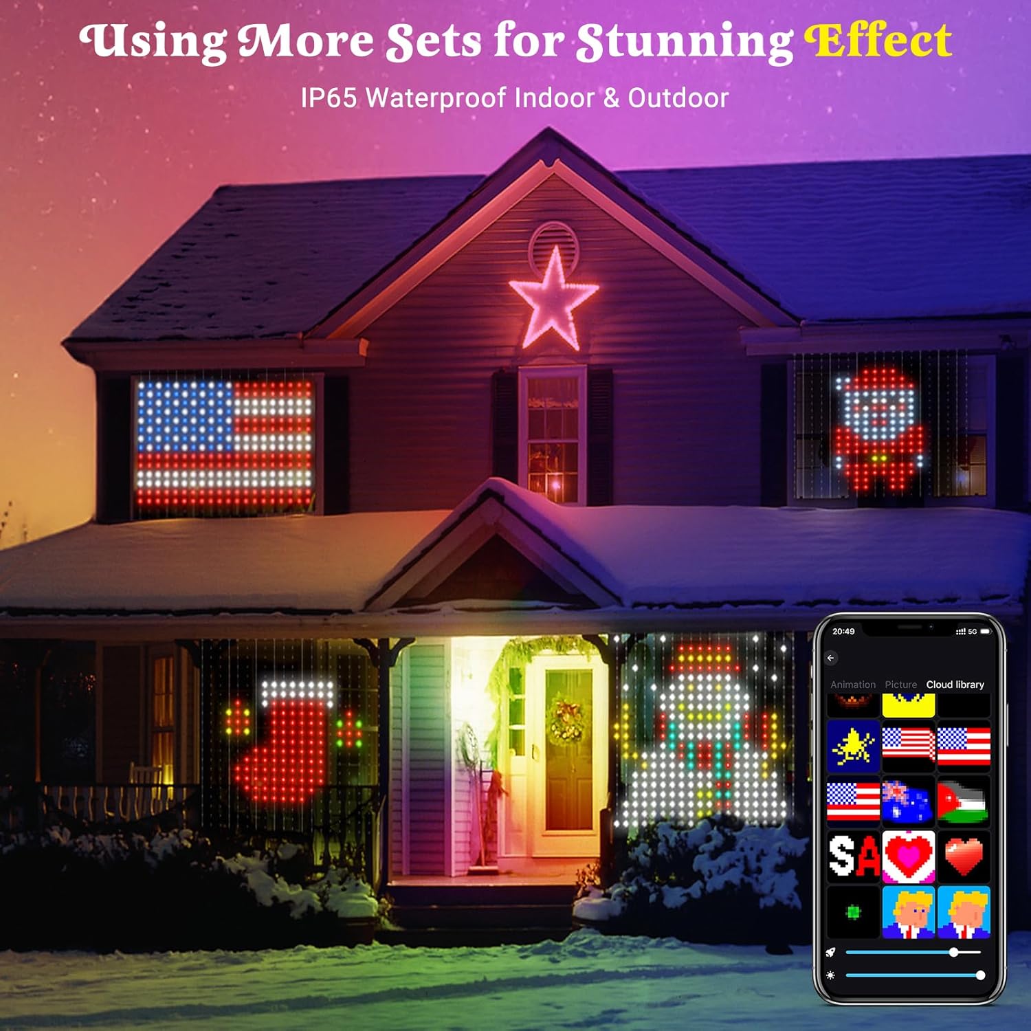 LED Smart Curtain Lights Home  - Fairy Light Curtain ulasan dan harga
