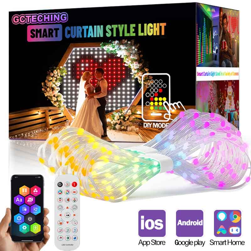 LED Smart Curtain Lights Home  - Fairy Light Curtain ulasan dan harga
