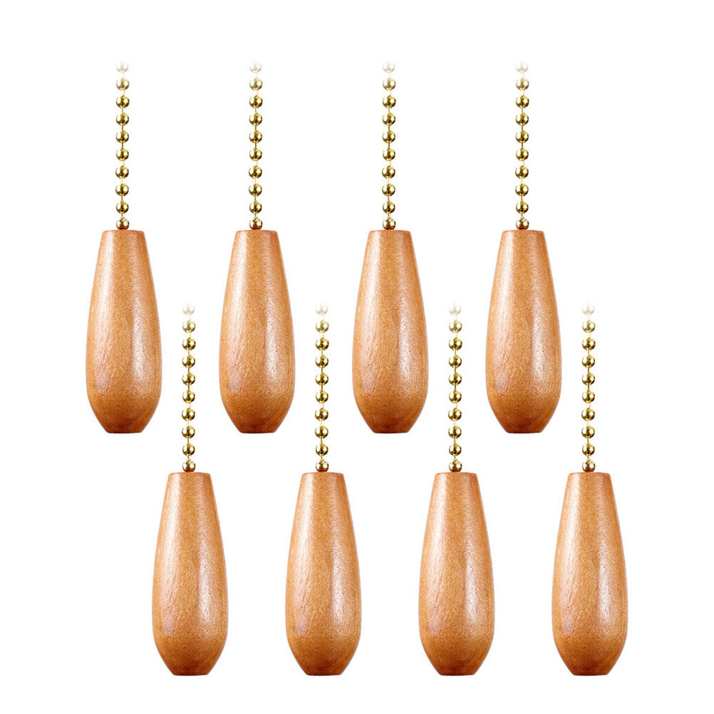 8Pcs Wooden Light Hanging Pend - Decor Lighting Ceiling Fans ulasan dan harga
