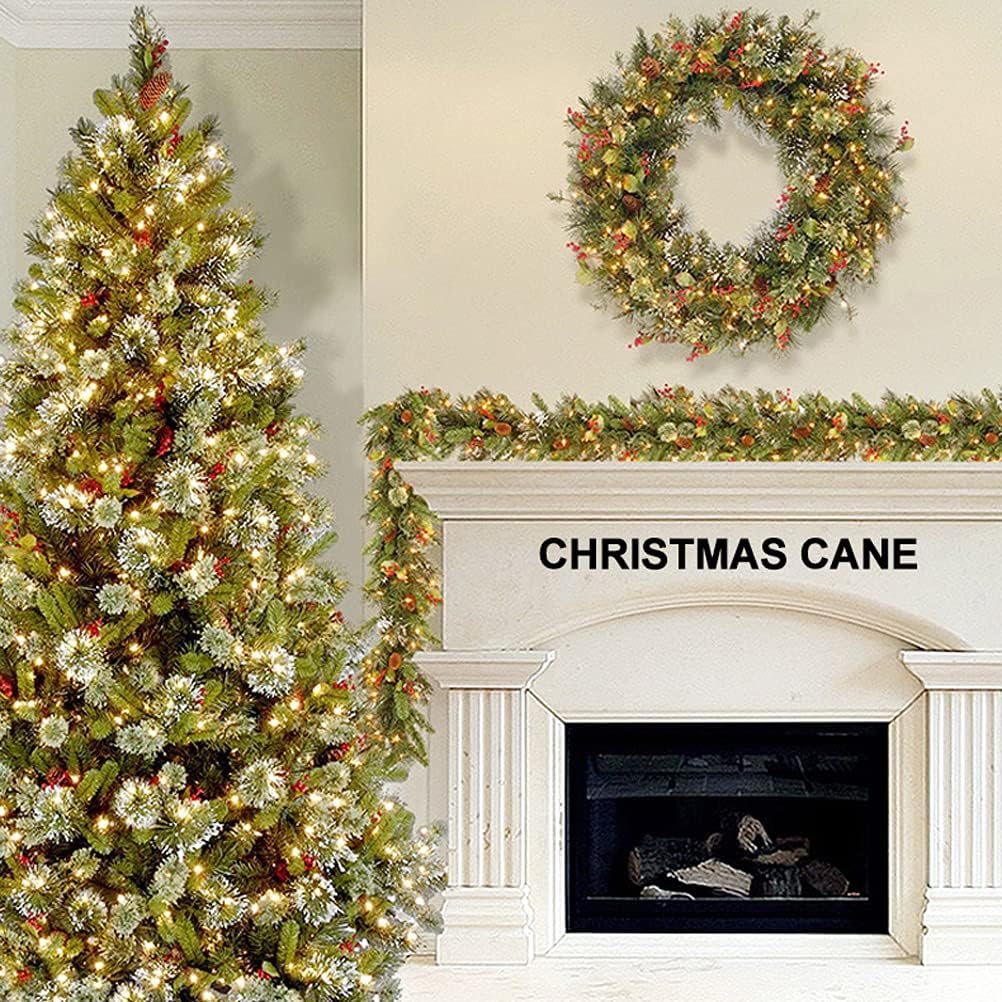 2.7m Rattan Christmas Wreath W - Wall Decor Lighting Tree ulasan dan harga