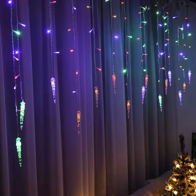 100LEDs Icicle Curtain Lights  - Fairy Light Curtain ulasan dan harga