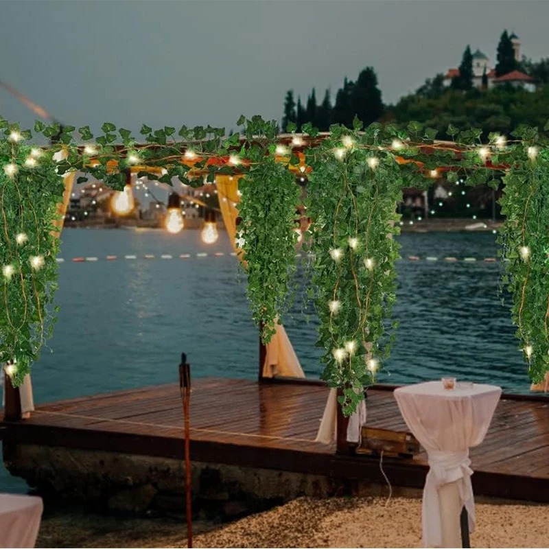 Green Ivy 210cm LED Light Stri - Wall Decor Lighting Tree ulasan dan harga
