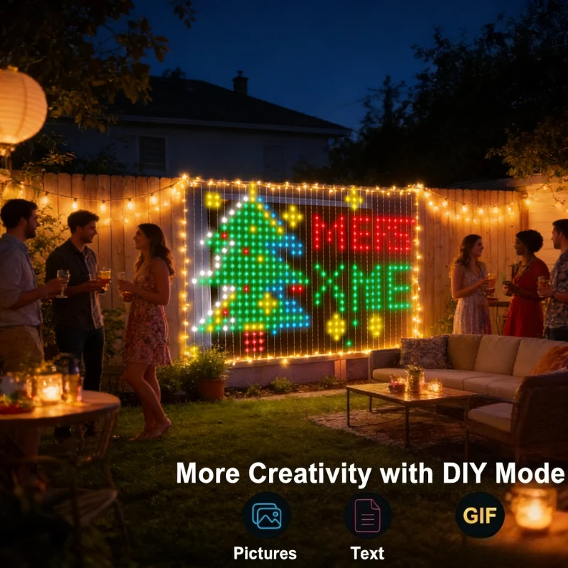 Smart 400LED Curtain Lights, M - Fairy Light Curtain ulasan dan harga