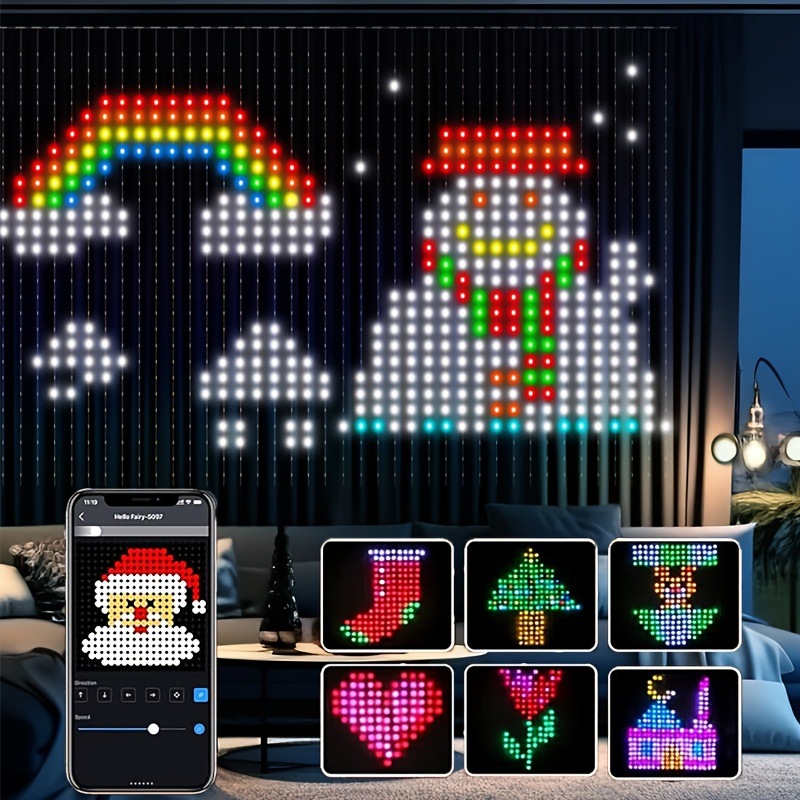 Festive LED Curtain Fairy Ligh - Fairy Light Curtain ulasan dan harga