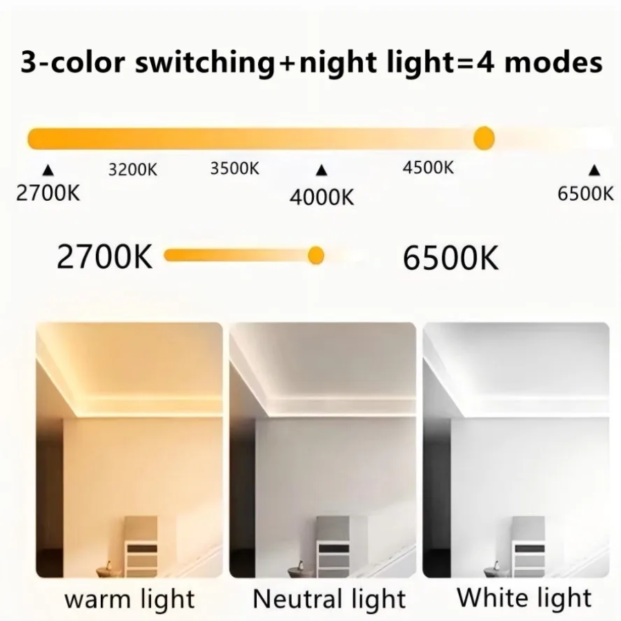 Dimmable Tri Color Smart 10~0. - Lighting Decor And More ulasan dan harga