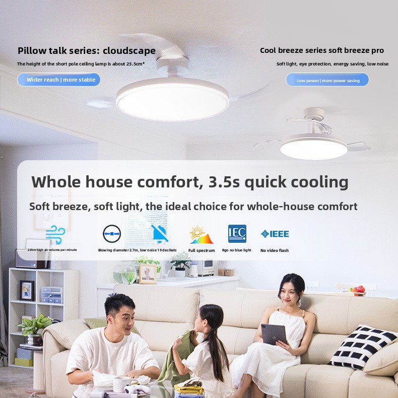 Simple Ceiling Fan Light House - Decor Lighting Ceiling Fans ulasan dan harga