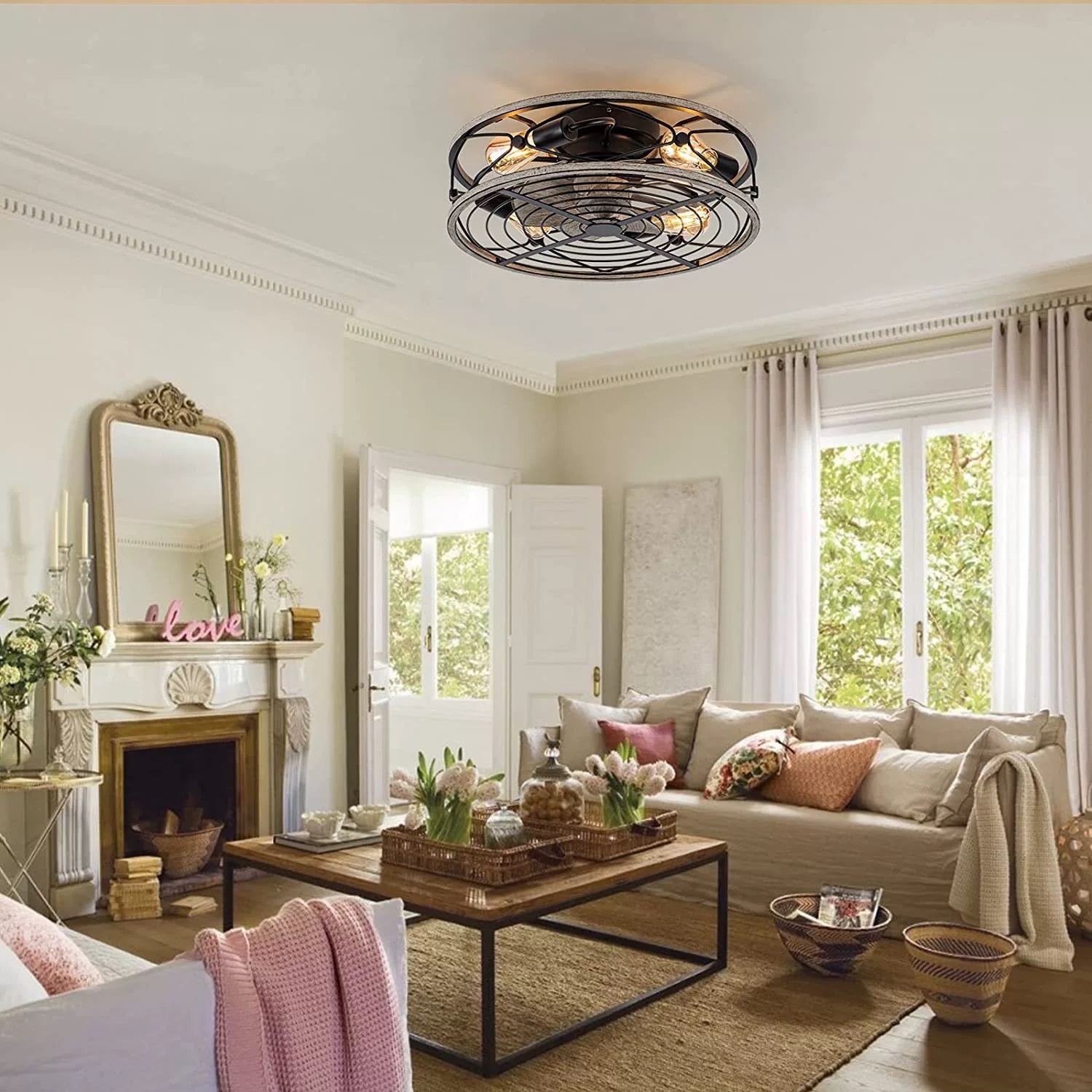 Smart Ceiling Fan Fans With Li - Decor Lighting Ceiling Fans ulasan dan harga