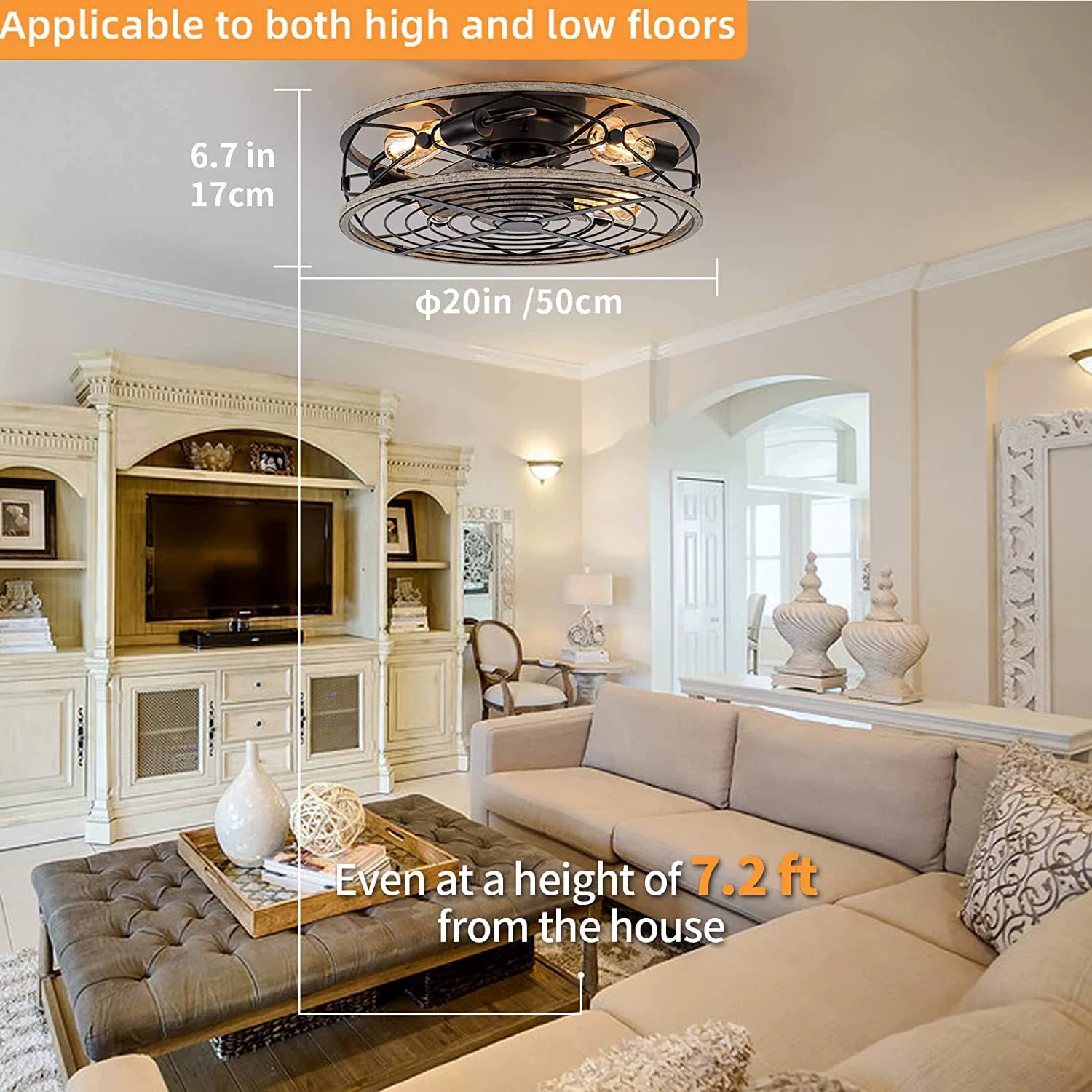 Smart Ceiling Fan Fans With Li - Decor Lighting Ceiling Fans ulasan dan harga