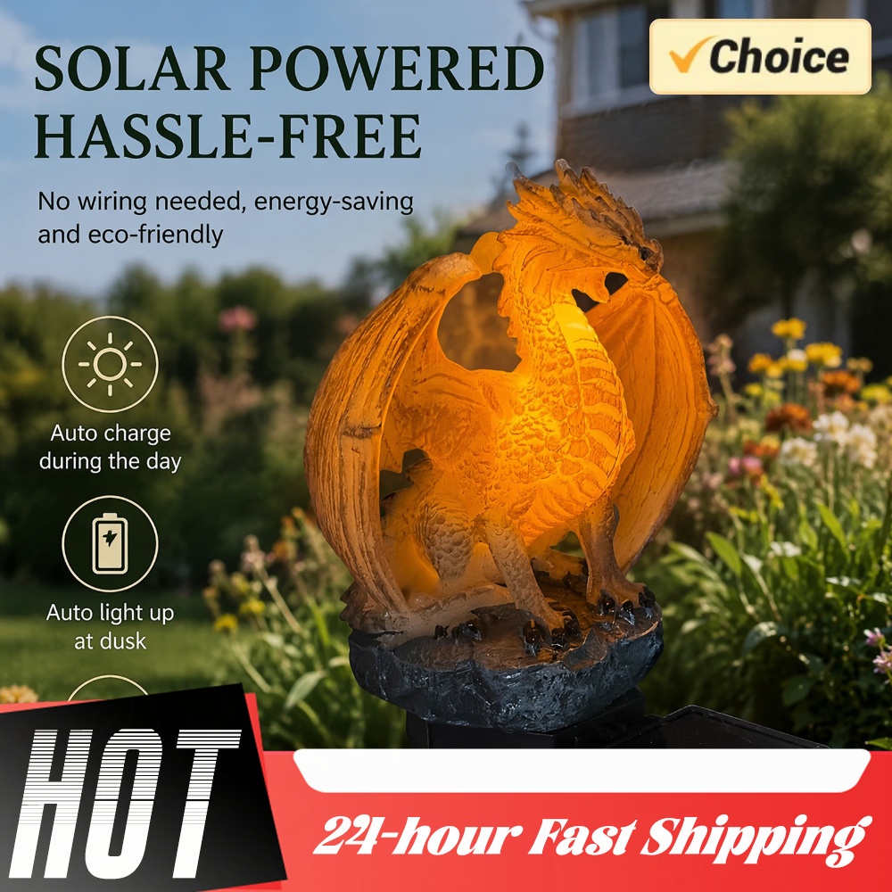 Dragon Solar Garden Light Ener - Yard Lighting Decor ulasan dan harga