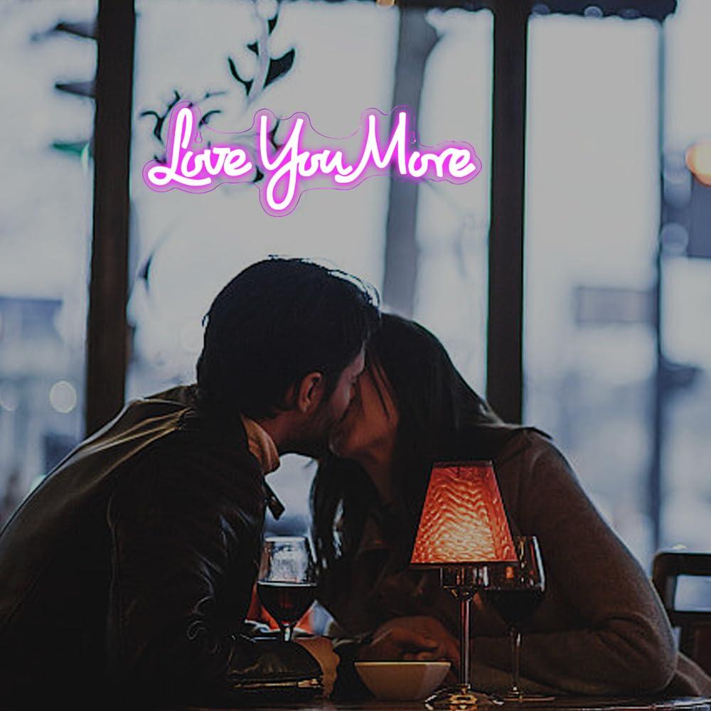 Love You More Neon Sign USB Di - Lighting Decor And More ulasan dan harga