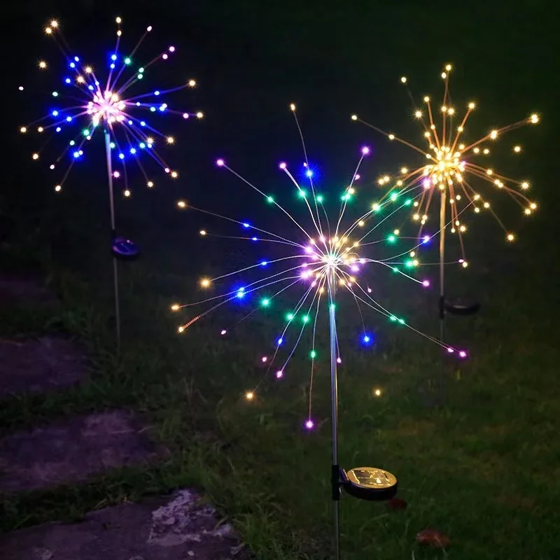 200LED Solar Firework Lamp Out - Fairy Light Curtain ulasan dan harga