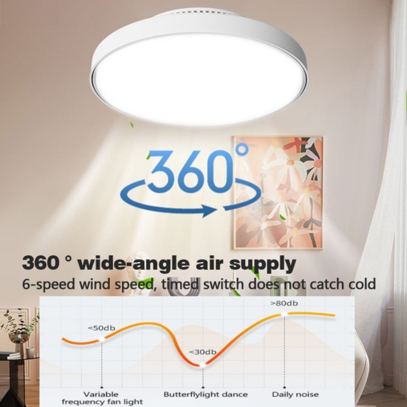 New Walnut Invisible Bladeless - Decor Lighting Ceiling Fans ulasan dan harga