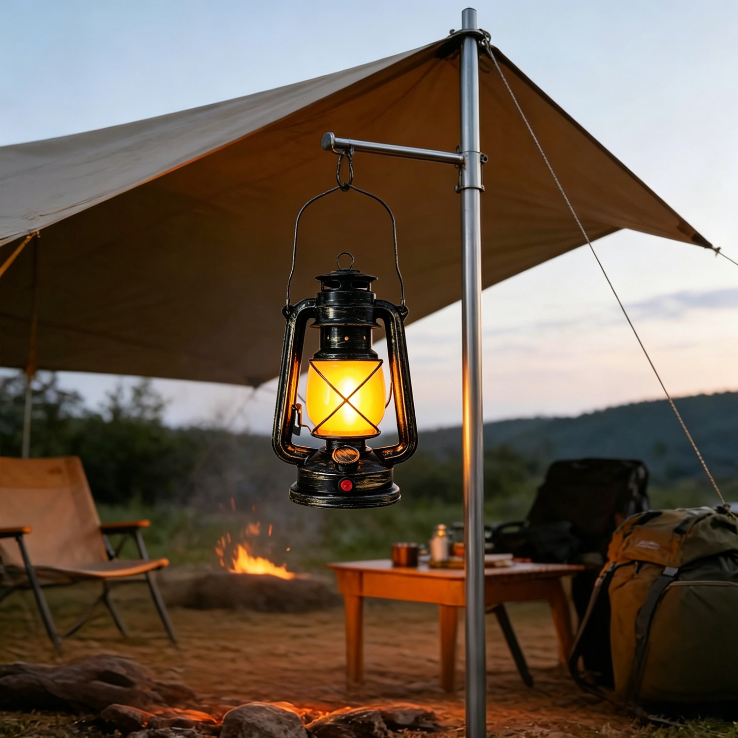 Retro Portable LED Horse Lante - Decor Lighting Cy ulasan dan harga