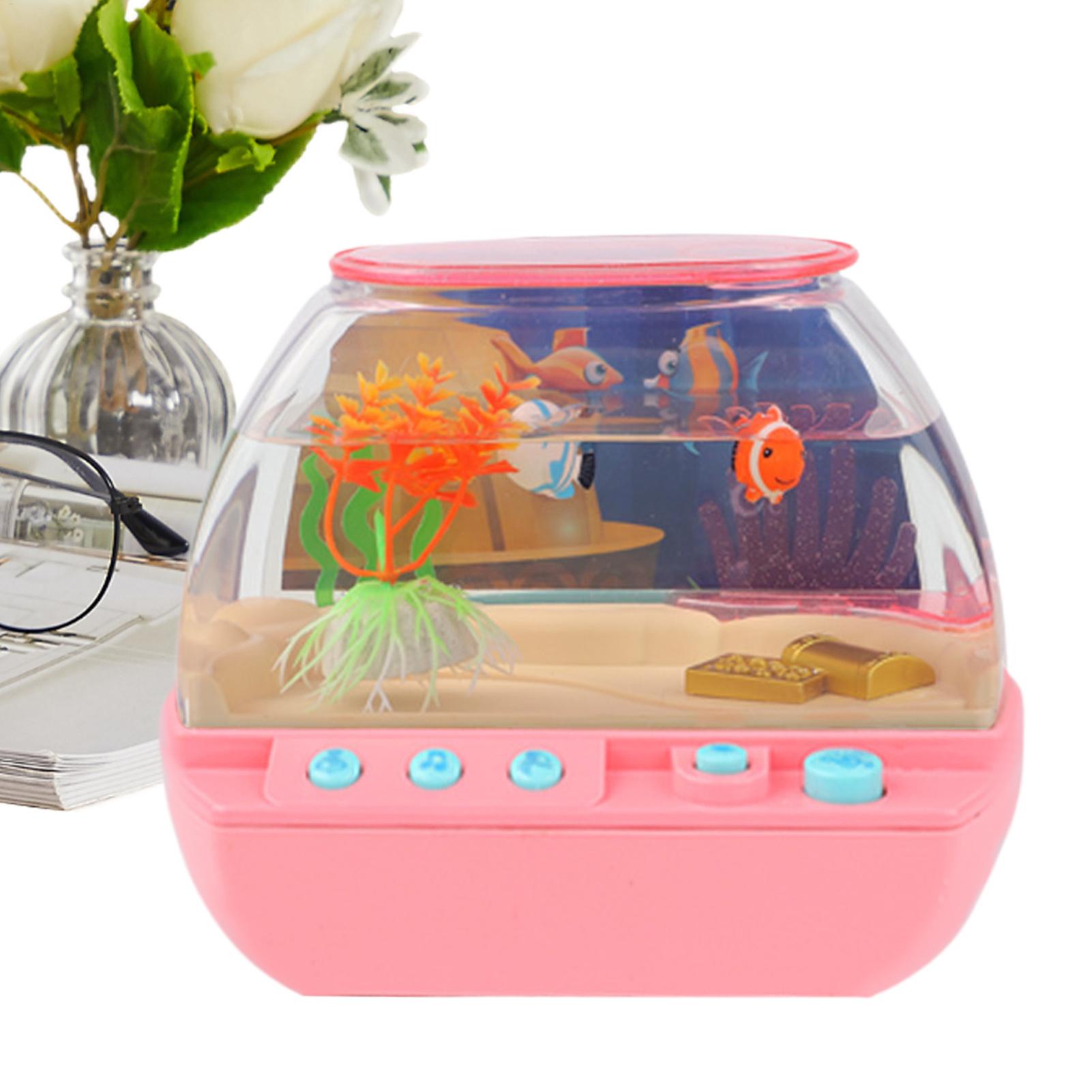 Toy Fish Tank Home Decoration  - Lighting Decor Living Room ulasan dan harga