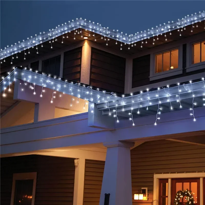 Christmas Lights Outdoor Decor - Fairy Light Curtain ulasan dan harga