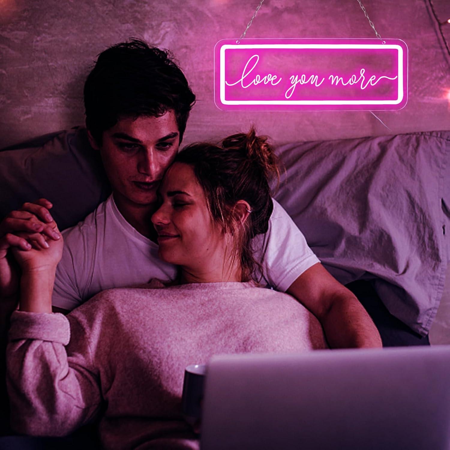 Love You More Neon Sign LED Ne - Lighting Decor And More ulasan dan harga