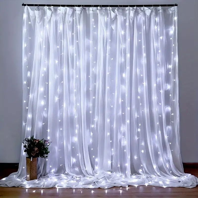 USB LED Curtain Lights Wedding - Fairy Light Curtain ulasan dan harga