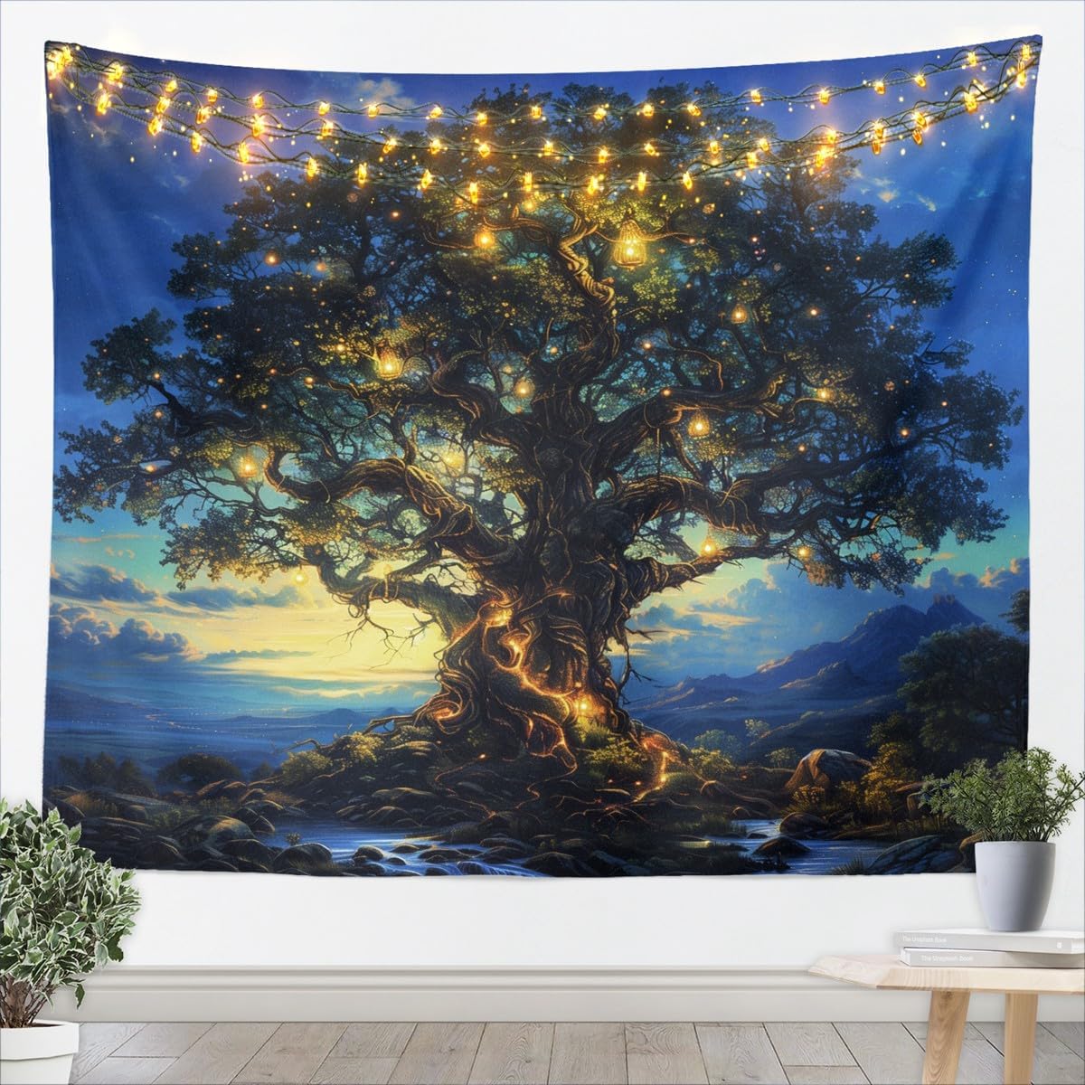 Luxurious Mystical Forest Tree - Wall Decor Lighting Tree ulasan dan harga