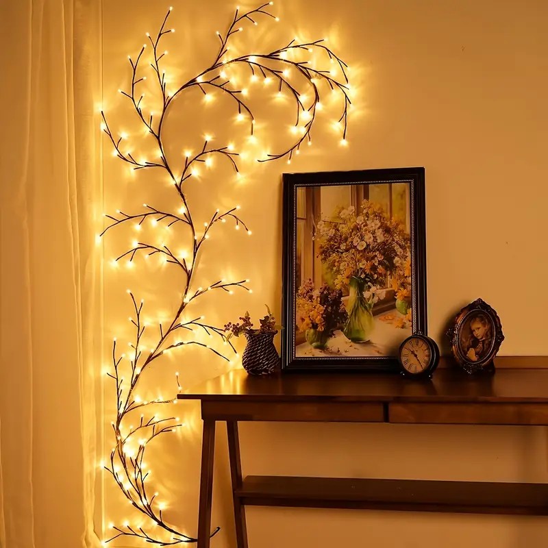 144 LEDs String Light Tree Bra - Wall Decor Lighting Tree ulasan dan harga