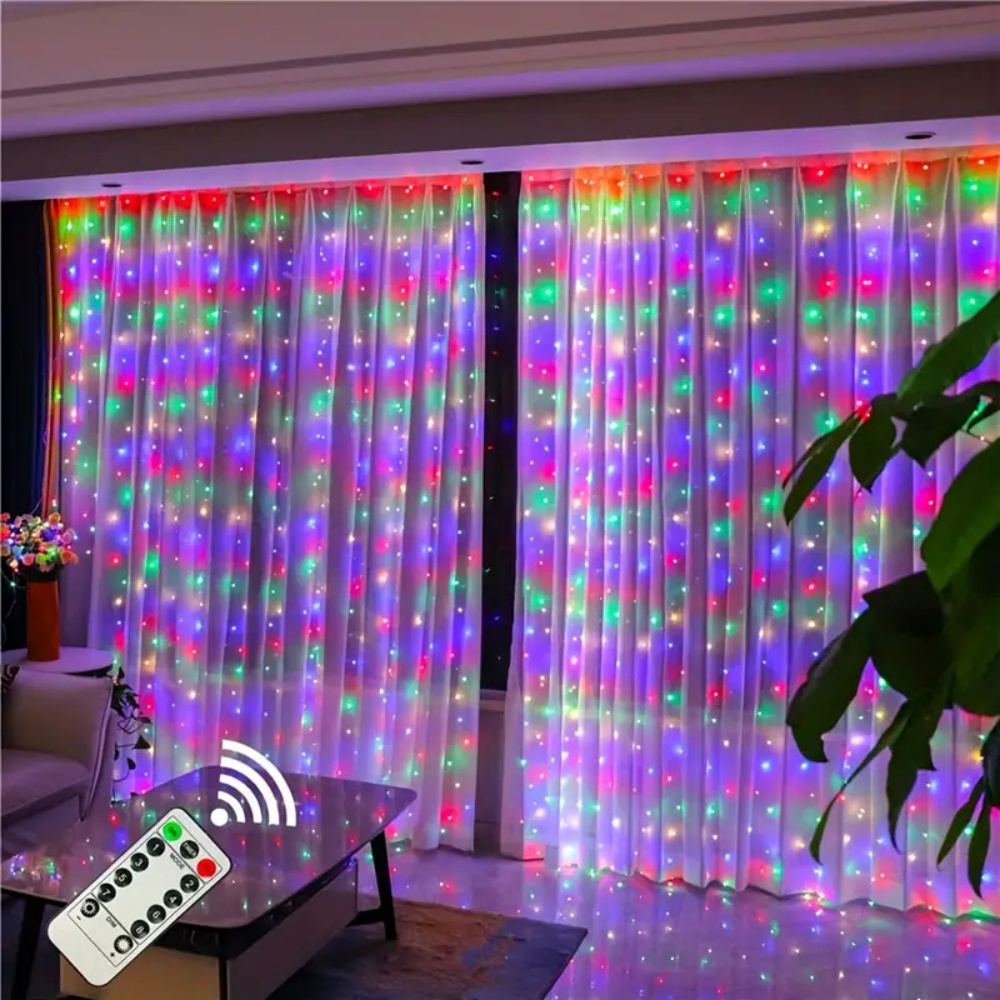 LED Curtain String Lights Garl - Fairy Light Curtain ulasan dan harga