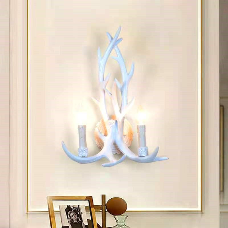 Wooden Feeling Resin Decorativ - Wall Decor Lighting Tree ulasan dan harga