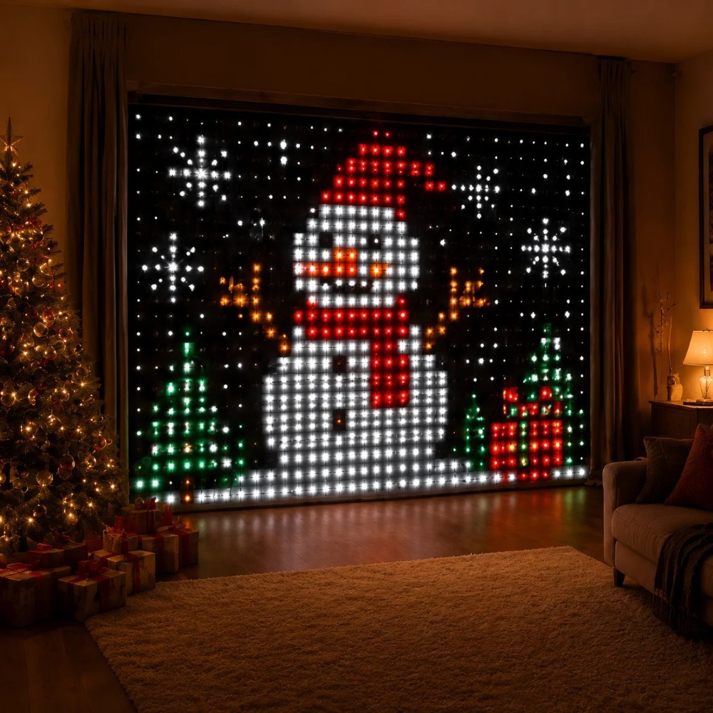 Smart RGB LED Curtain Lights B - Fairy Light Curtain ulasan dan harga