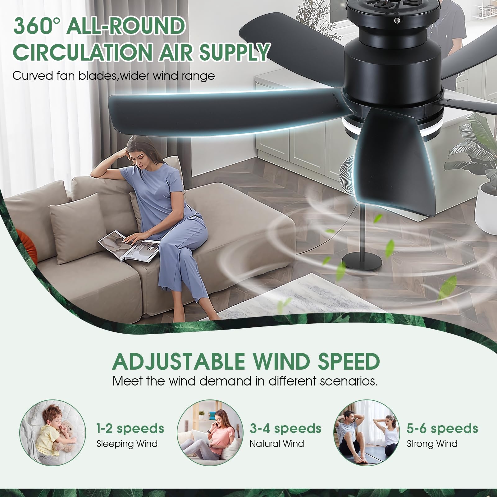 Energy-saving remote control l - Decor Lighting Ceiling Fans ulasan dan harga