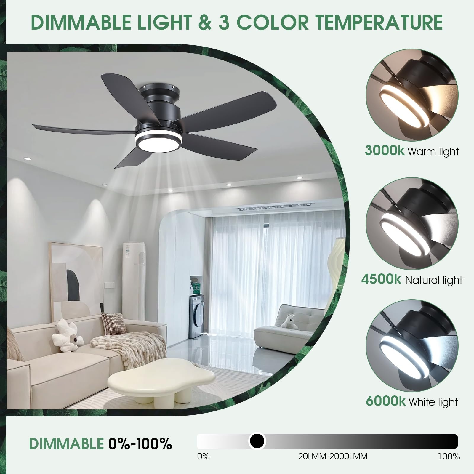 Energy-saving remote control l - Decor Lighting Ceiling Fans ulasan dan harga