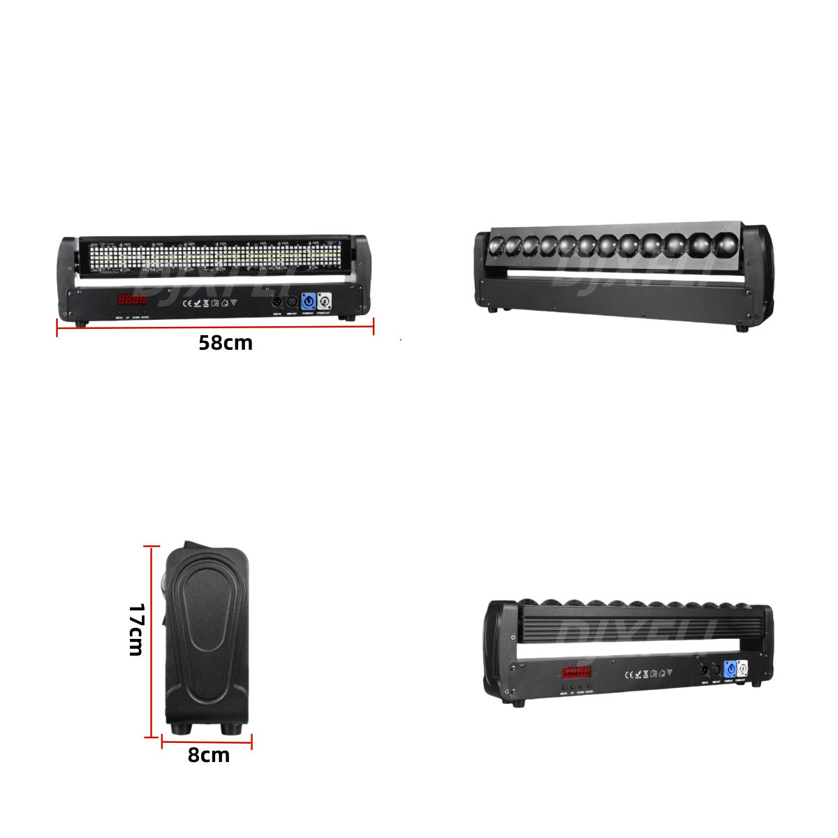 2pcs 200W Double Sides Beam Cu - Fairy Light Curtain ulasan dan harga