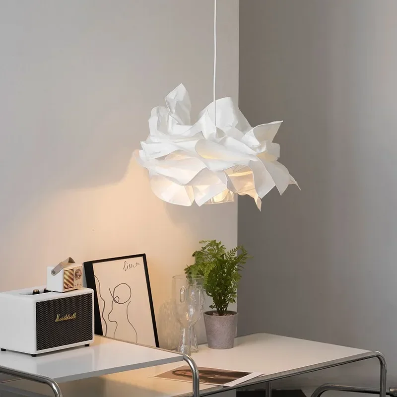 Minimalist White Paper Chandel - Lighting Decor Living Room ulasan dan harga