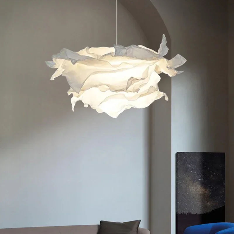 Minimalist White Paper Chandel - Lighting Decor Living Room ulasan dan harga