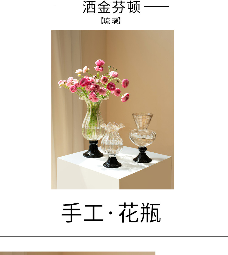 French ancient glass vase orna - Lighting Decor Living Room ulasan dan harga