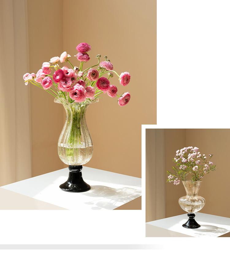 French ancient glass vase orna - Lighting Decor Living Room ulasan dan harga