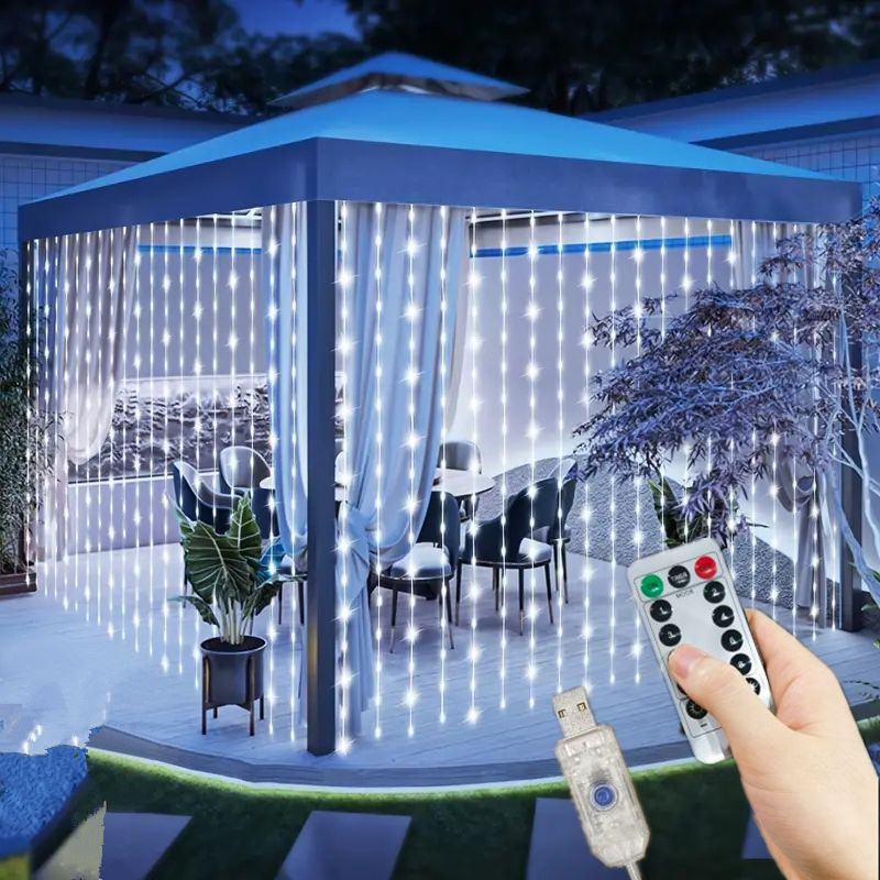 LED Garland Fairy Light Garden - Fairy Light Curtain ulasan dan harga