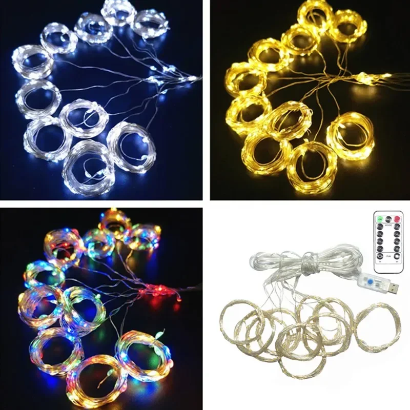 LED Garland Fairy Light Garden - Fairy Light Curtain ulasan dan harga