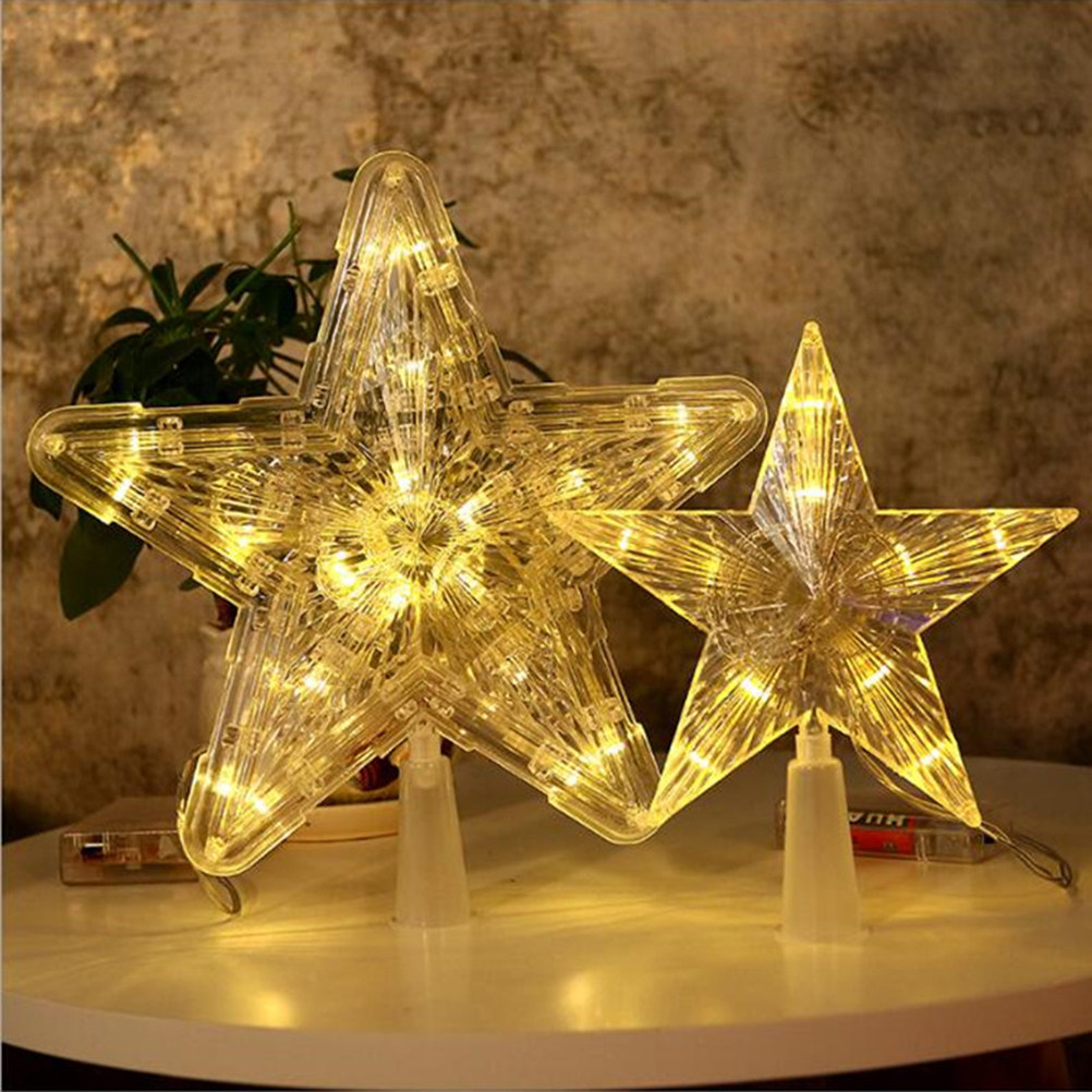 2Pcs Star Shaped Christmas Tre - Wall Decor Lighting Tree ulasan dan harga