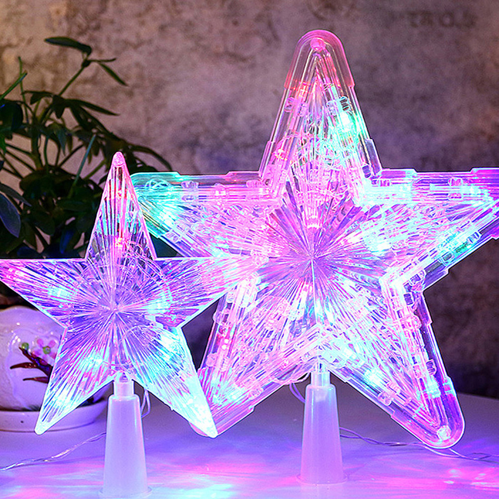 2Pcs Star Shaped Christmas Tre - Wall Decor Lighting Tree ulasan dan harga