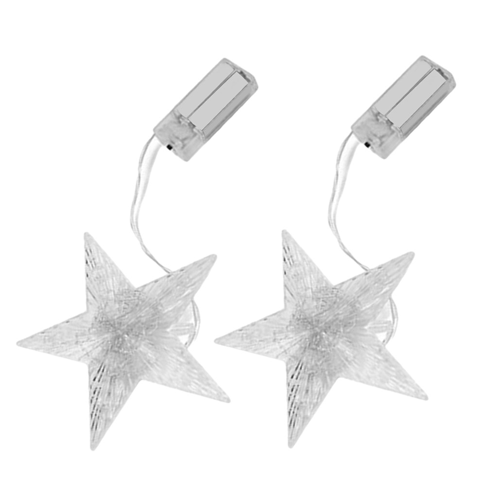 2Pcs Star Shaped Christmas Tre - Wall Decor Lighting Tree ulasan dan harga