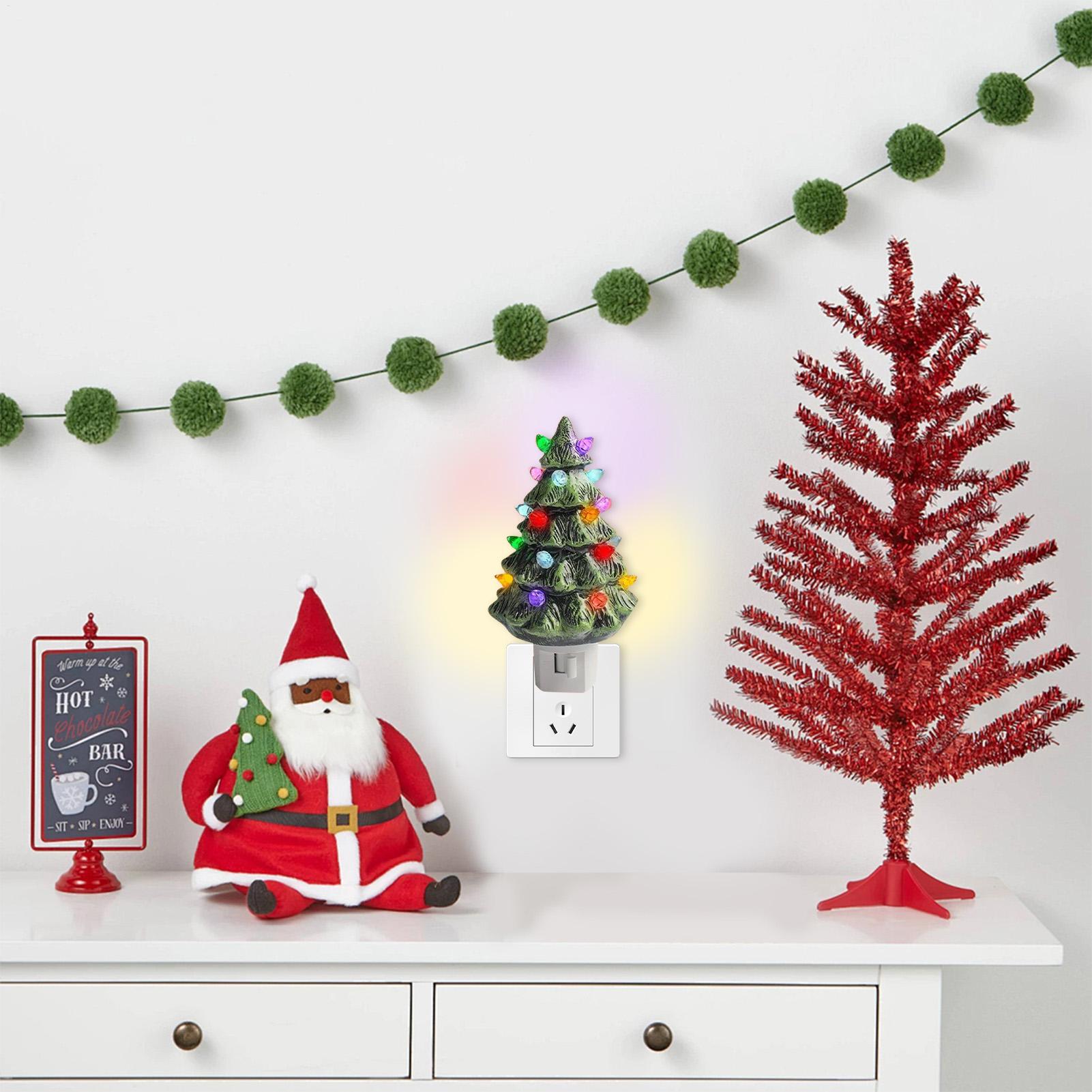 Christmas Tree Nightlight Retr - Wall Decor Lighting Tree ulasan dan harga