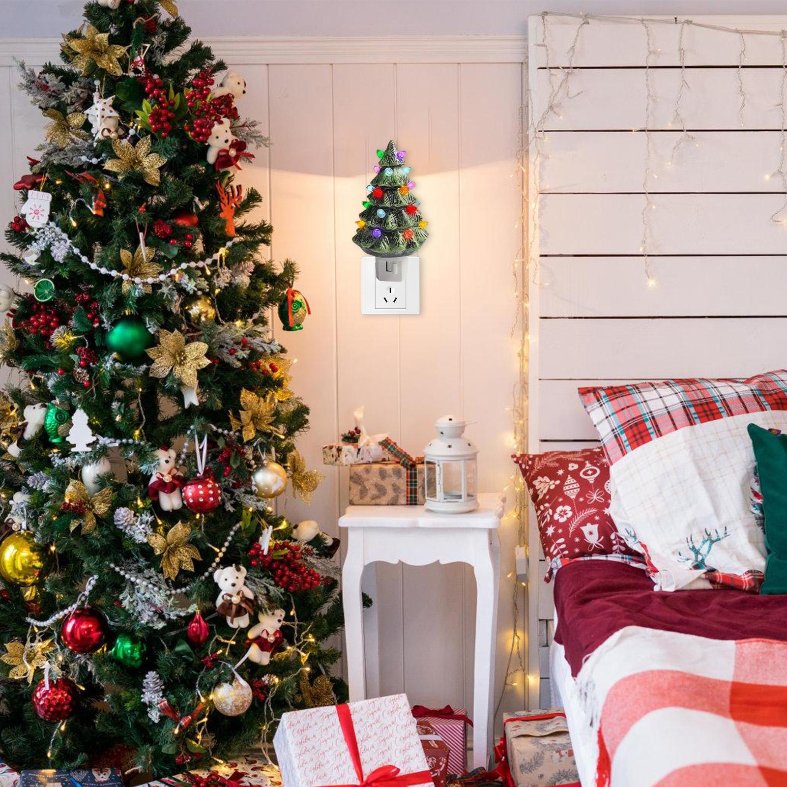 Christmas Tree Nightlight Retr - Wall Decor Lighting Tree ulasan dan harga