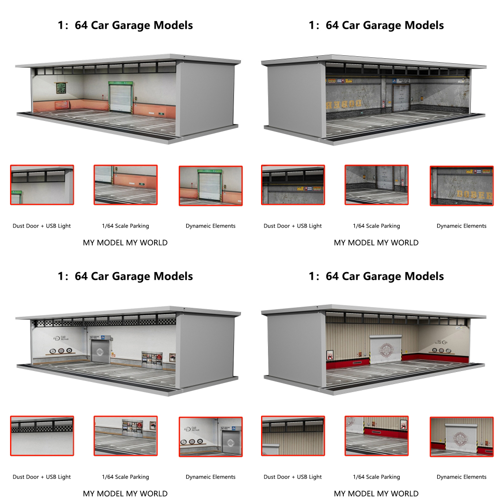 More Art 1/64 Car Garage Diora - Lighting Decor And More ulasan dan harga