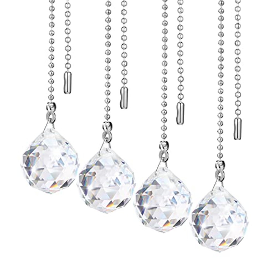 4 Pcs Fan Pull Chain Extension - Decor Lighting Ceiling Fans ulasan dan harga